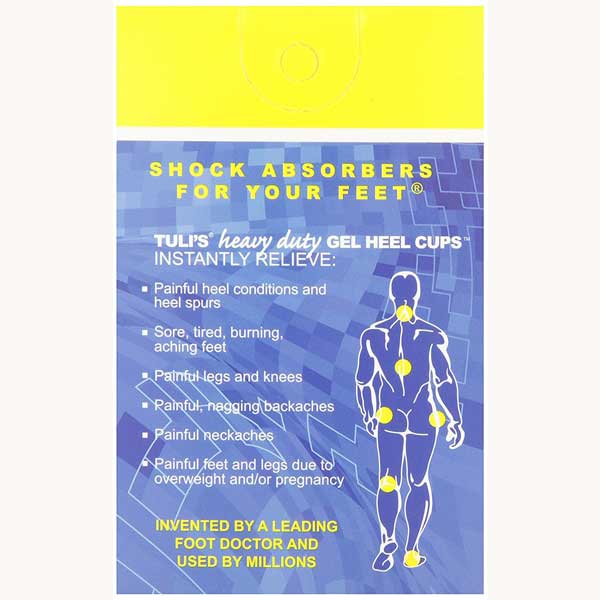 Medi-Dyne - Tulis Heavy Duty Gel Heel Cups