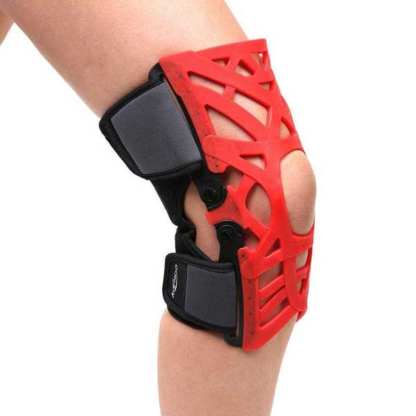 Reaction Web Knee Brace Red and Black