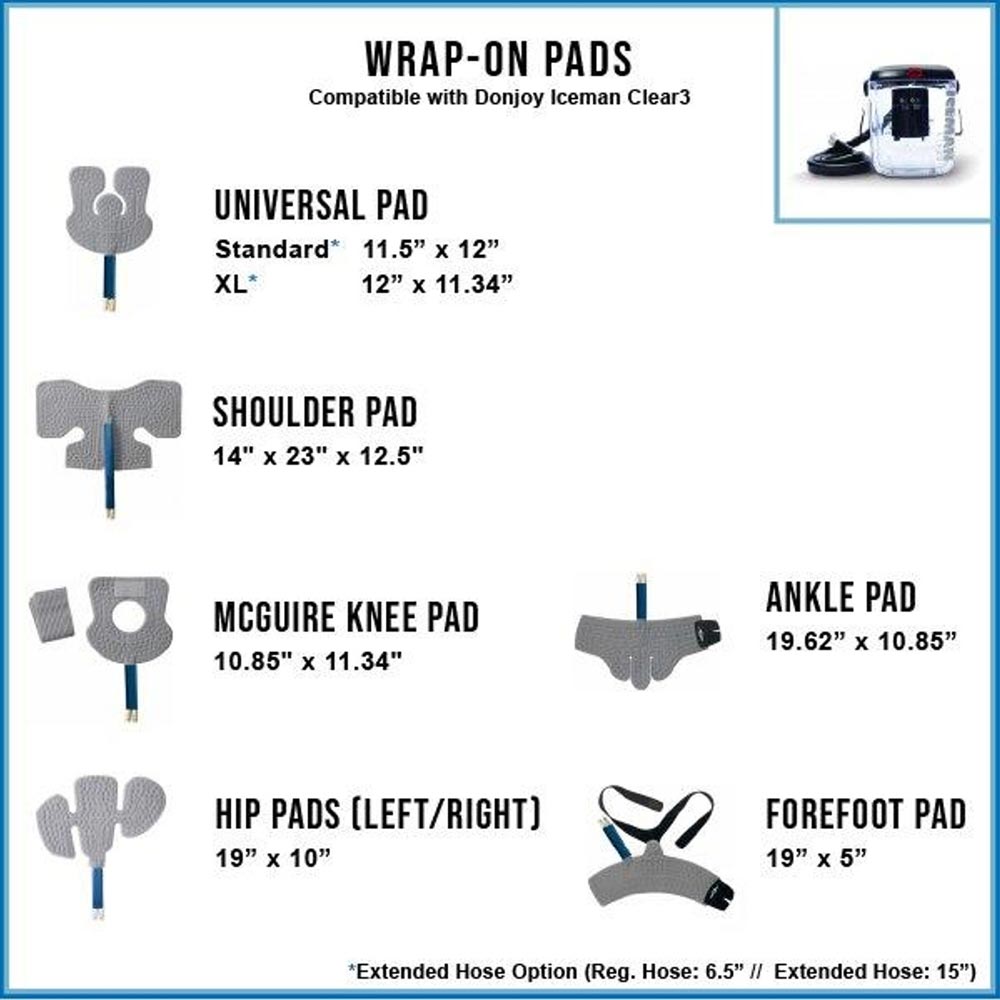 IceMan CLEAR3 with Universal Cold Pad Regular Hose