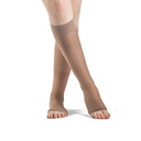 SIGVARIS Womens Sheer Fashion 120 Open-Toe Calf 15-20mmHg