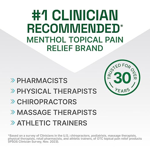  Biofreeze Professional Pain Relief Gel 3 oz Roll-On