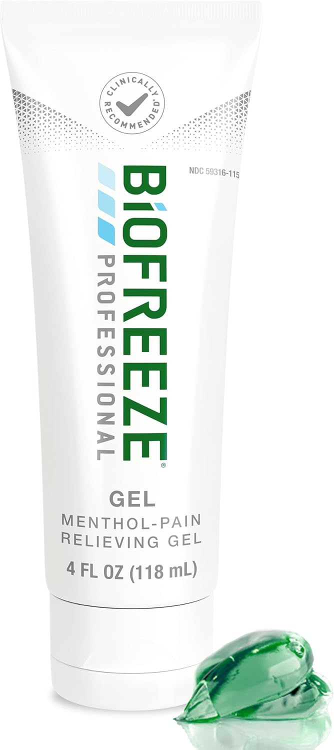  Biofreeze Professional Pain Relief Gel 4 oz Tube
