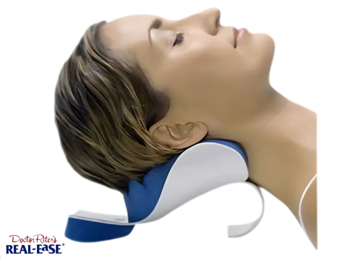 Dr. Riter Real Ease Neck Support | Natural Neck Pain Relief & Cervical Alignment Device