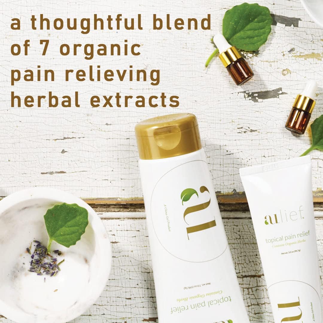 Aulief Gold Natural Pain Relief Cream-(7 Oz Tube)