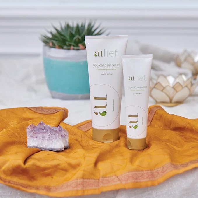 Aulief Gold Natural Pain Relief Cream-(3.2 Oz Tube)