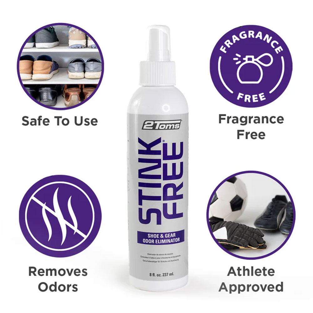 2Toms Stink Free Spray 8oz – Eliminate Odors Instantly, Stay Fresh All Day!