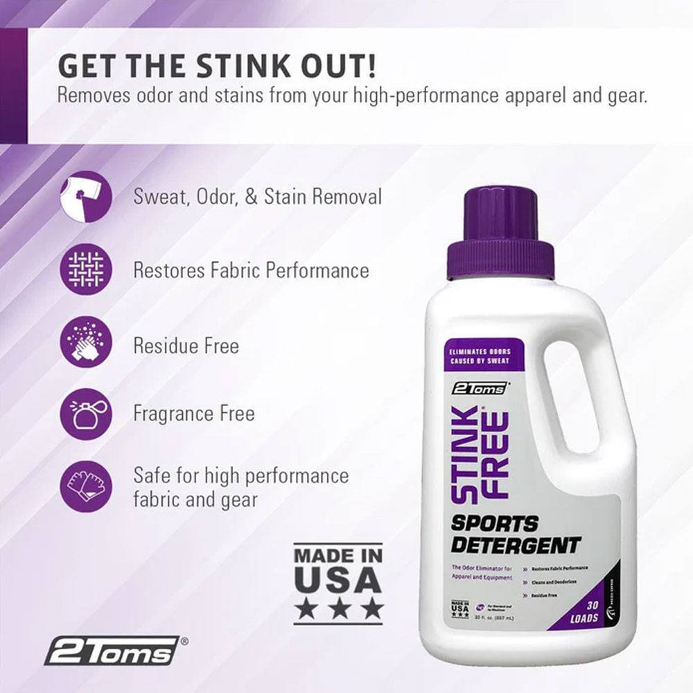2Toms Stink Free Sports Detergent 30oz – Ultimate Odor Elimination for Activewear