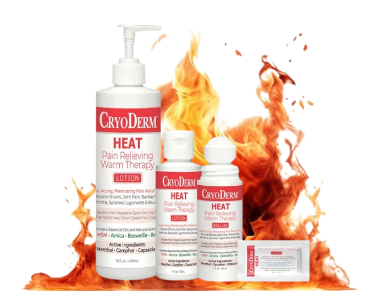 Cryoderm Heat 16 oz Lotion