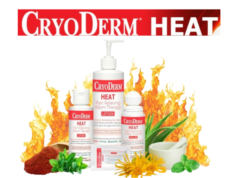 Cryoderm Heat 4oz Lotion