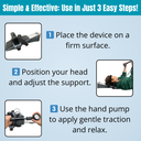 Saunders Cervical Traction Device with Deluxe Case - E0849 | Effective Neck Pain Relief
