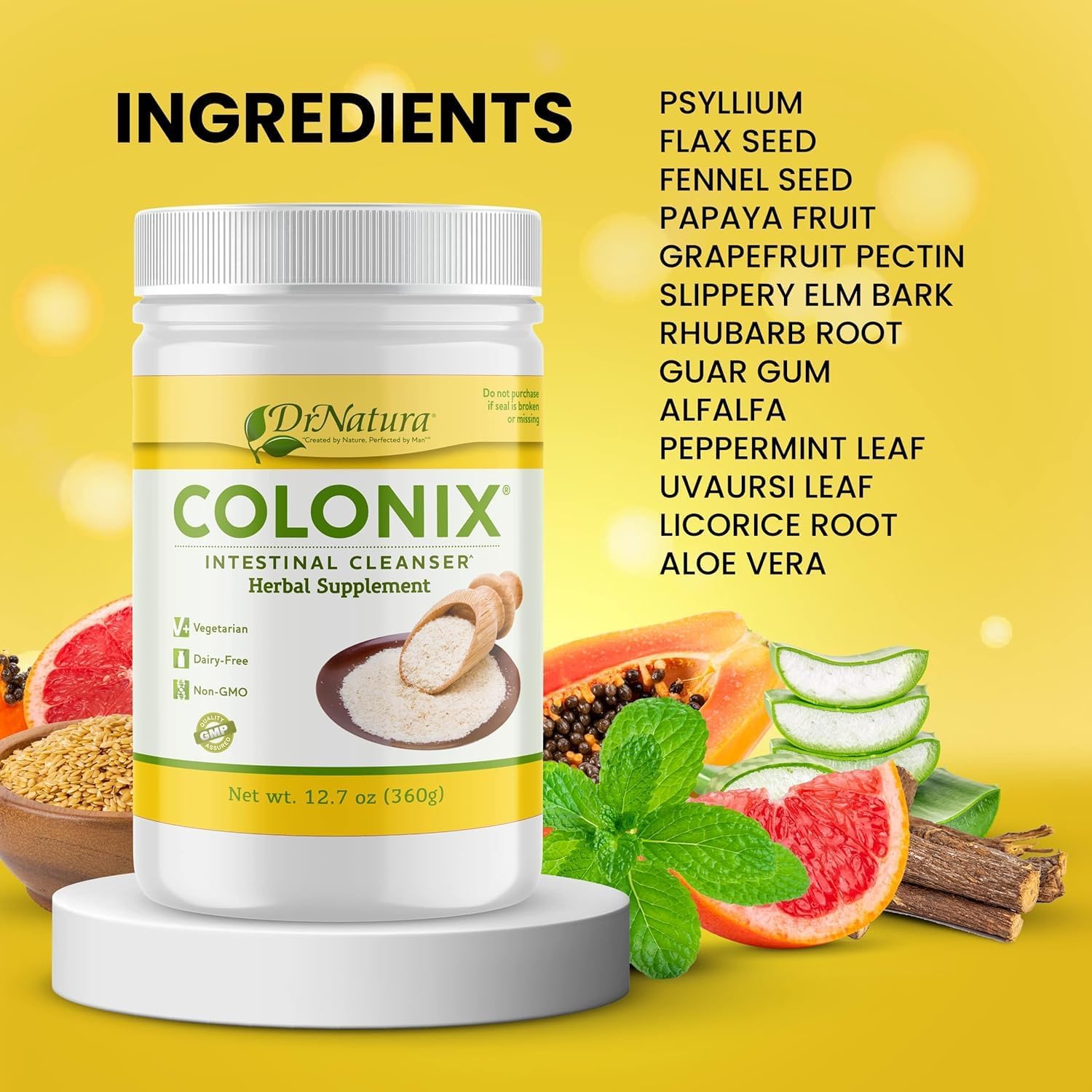 DrNatura Colonix Intestinal Cleanser | Natural Detox & Digestive Support