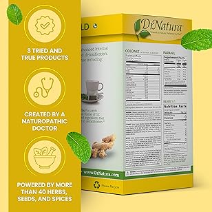 DrNatura Colonix Kit - Contains Cleanser Paranil & KleriTea