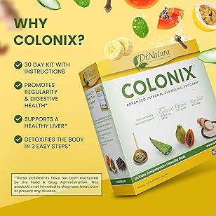 DrNatura Colonix Kit - Contains Cleanser Paranil & KleriTea