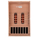 Dynamic Santiago 2-Person Full Spectrum Near Zero EMF (Under 2MG) FAR Infrared Sauna (Canadian Hemlock)