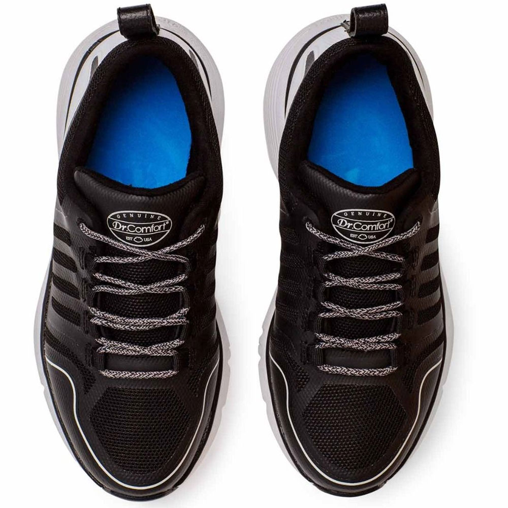 Dr. Comfort Grace X – Women’s Orthopedic Athletic Shoes with Double Depth Support-Black