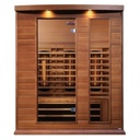 Maxxus 3 Per Full Spectrum Near Zero EMF FAR Infrared Carbon Canadian Red Cedar Sauna