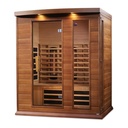 Maxxus 3 Per Full Spectrum Near Zero EMF FAR Infrared Carbon Canadian Red Cedar Sauna