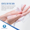 Dynarex Personal Cleansing Washcloths – 10" x 13" Pre-Moistened, Disposable Wipes for Gentle, All-Purpose Cleaning - 50 Wipes/Pack