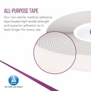 Dynarex Porous Tape 1/2" x 10 yds – Secure, Breathable Adhesive Tape for Medical & First Aid Use -(Box of 24)