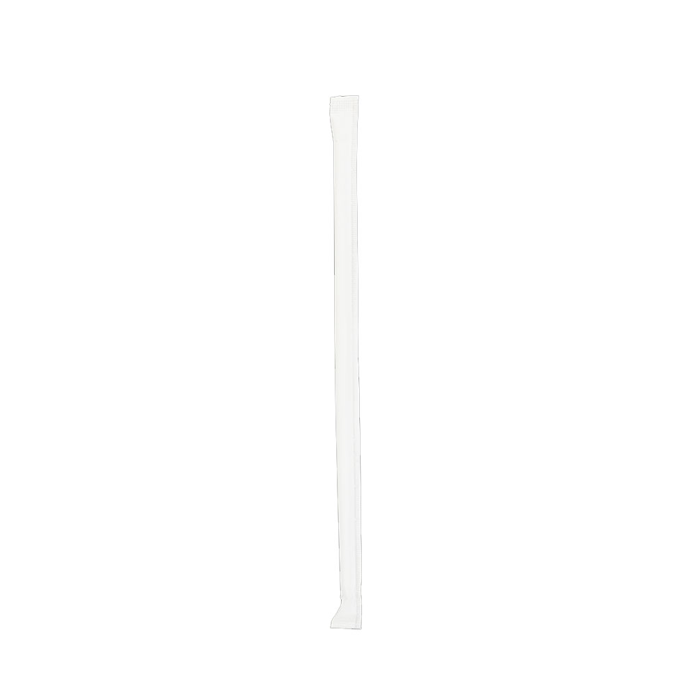 Dynarex Flexible Plastic Drinking Straws 7.75" – Disposable, Bendable, Individually Wrapped - (Box of 400)