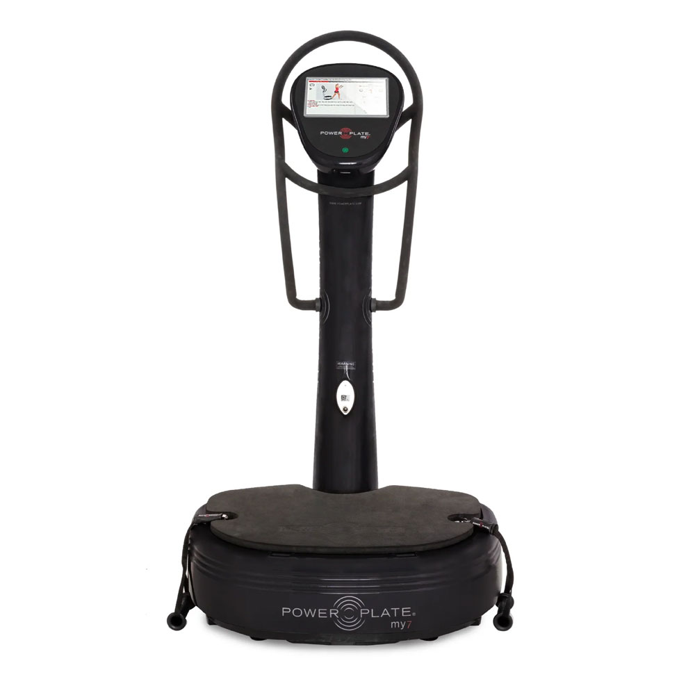 Power Plate My7 – Matte Black | Smart Whole Body Vibration for Home Fitness & Wellness