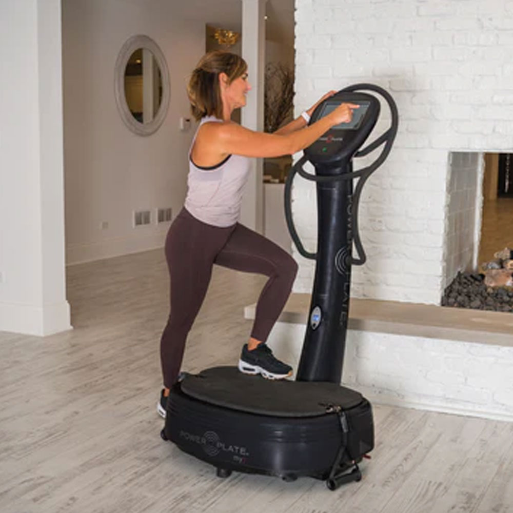 Power Plate My7 – Matte Black | Smart Whole Body Vibration for Home Fitness & Wellness