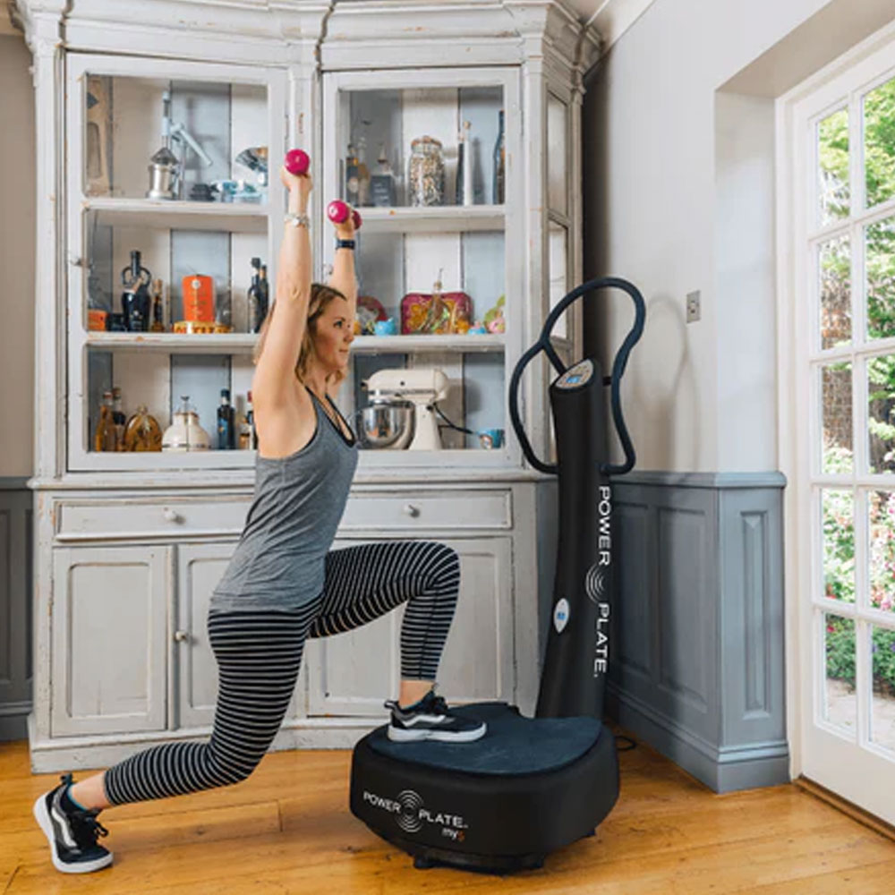 Power Plate My5 – Matte Black | Advanced Whole Body Vibration Machine for At-Home Wellness
