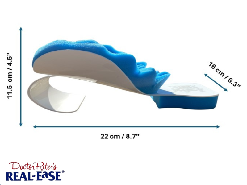 Dr. Riter Real Ease Neck Support | Natural Neck Pain Relief & Cervical Alignment Device WM