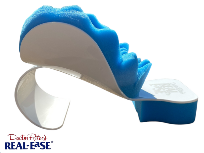 Dr. Riter Real Ease Neck Support | Natural Neck Pain Relief & Cervical Alignment Device WM