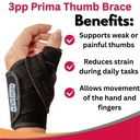 3pp PRIMA Thumb Brace for Pain Relief and Support
