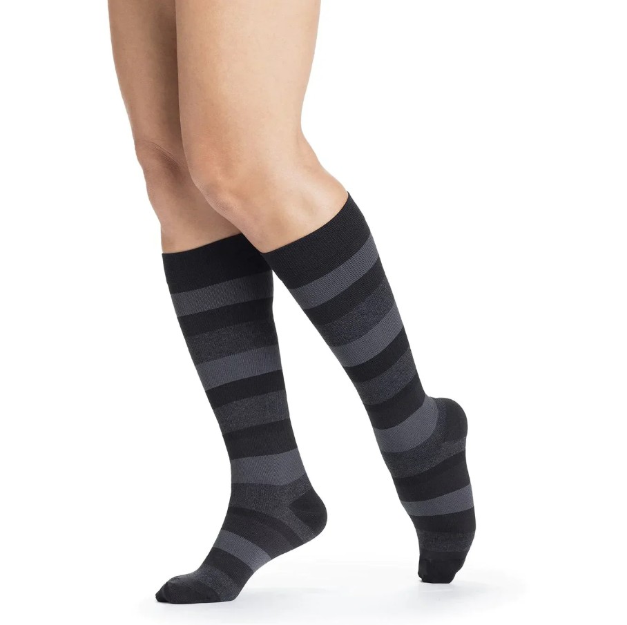 SIGVARIS Womens Microfiber Shades Calf Compression Socks 15-20mmHg