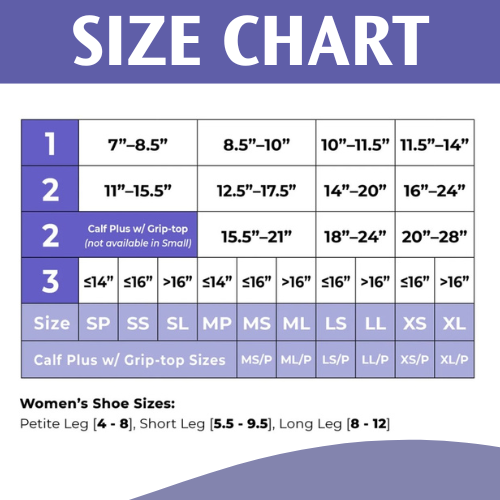 SIGVARIS Womens 972 Dynaven Closed Toe Calf High Grip Top 20-30mmHg