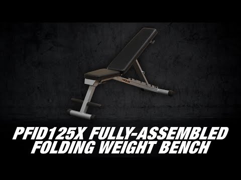 Body-Solid Powerline Multi-Bench – Compact, Foldable Bench for Full-Body Strength Training