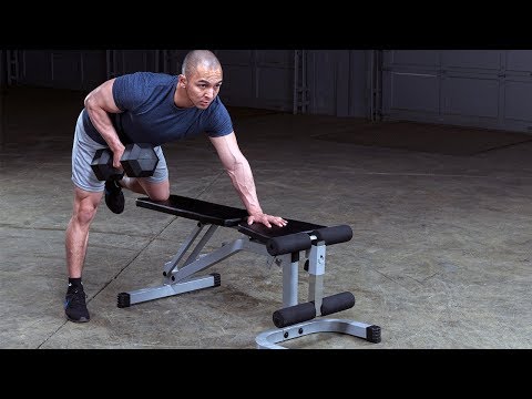 Body-Solid Powerline Flat Incline Decline Bench – The Ultimate Adjustable Bench for Full-Body Workouts