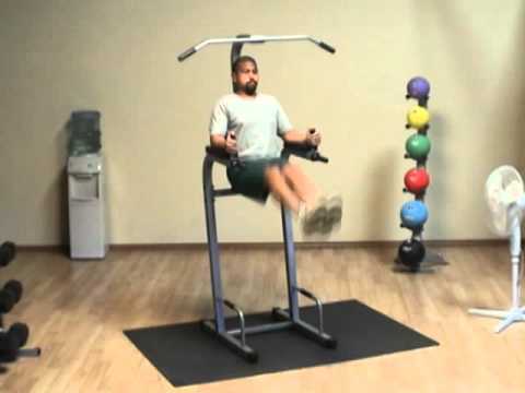 Body-Solid Powerline Vertical Knee Raise Chin Dip – All-in-One Machine for Abs, Chin-ups, and Dips
