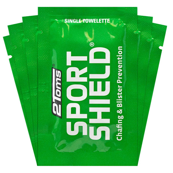 2Toms SportShield Single-Use Towelettes, 6-Pack – Ultimate Anti-Chafing Protection
