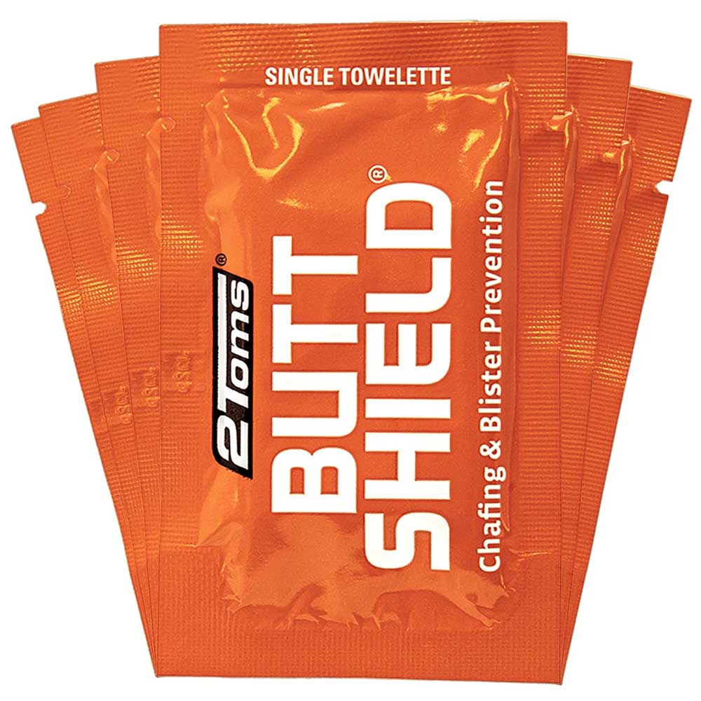 2Toms ButtShield Single-Use Towelettes, 6-Pack