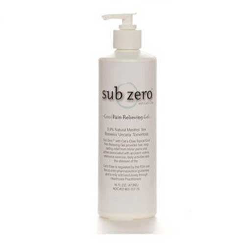 Sub Zero Cool Pain Relieving Gel 16oz Pump