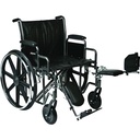  ProBasics Heavy Duty K0007 Wheelchair 26 x 20 Seat with Legrests 500 lb Weight Capacity