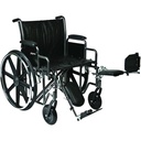  ProBasics Heavy Duty K0007 Wheelchair 28 x 20 inch Seat with Footrests
