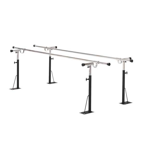 Bailey 10' Floor Mount Parallel Bars w/ Black Coated Posts