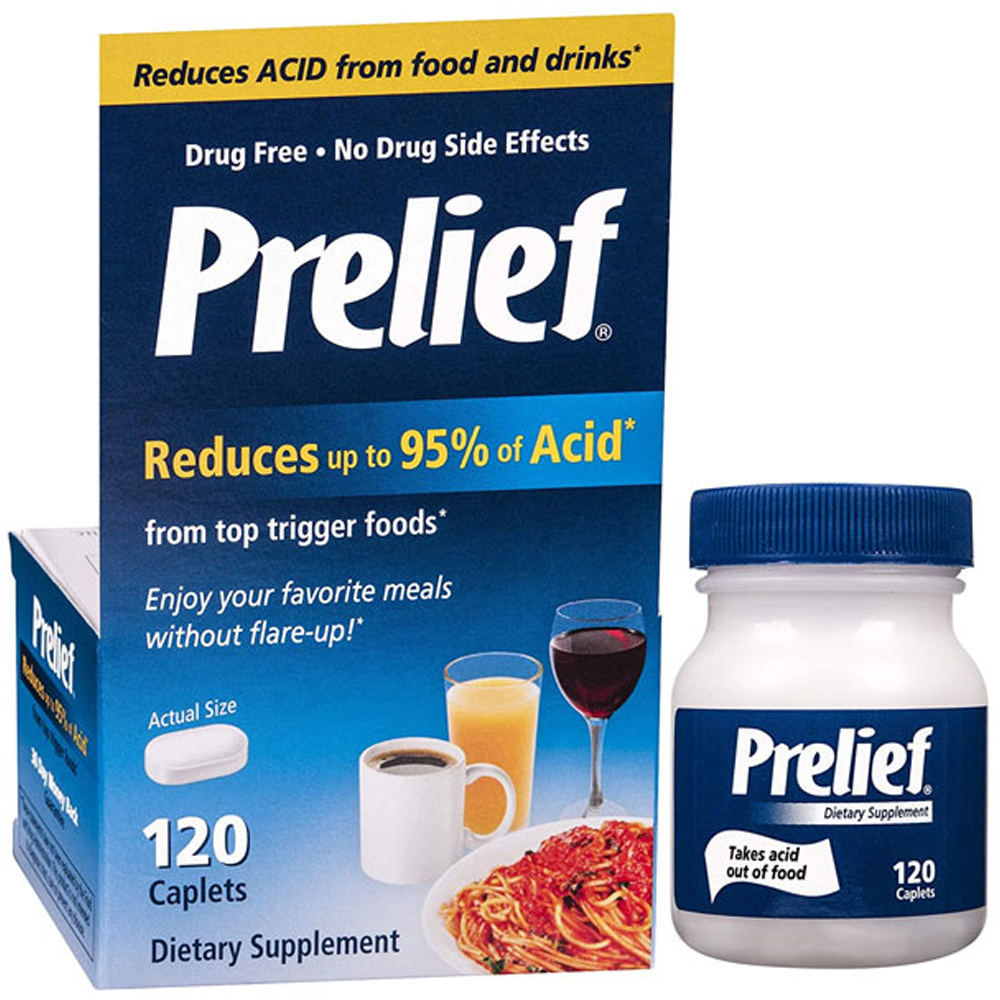 Prelief Dietary Supplement 120 Count Caplets