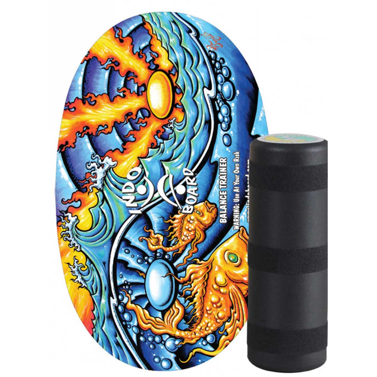 Indo Board Original Balance Trainer Yin Yang 30x18 6.5InRoll