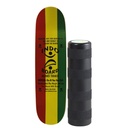 Indo Board Mini Kicktail Balance Trainer Rasta 32x8.75 5 InR