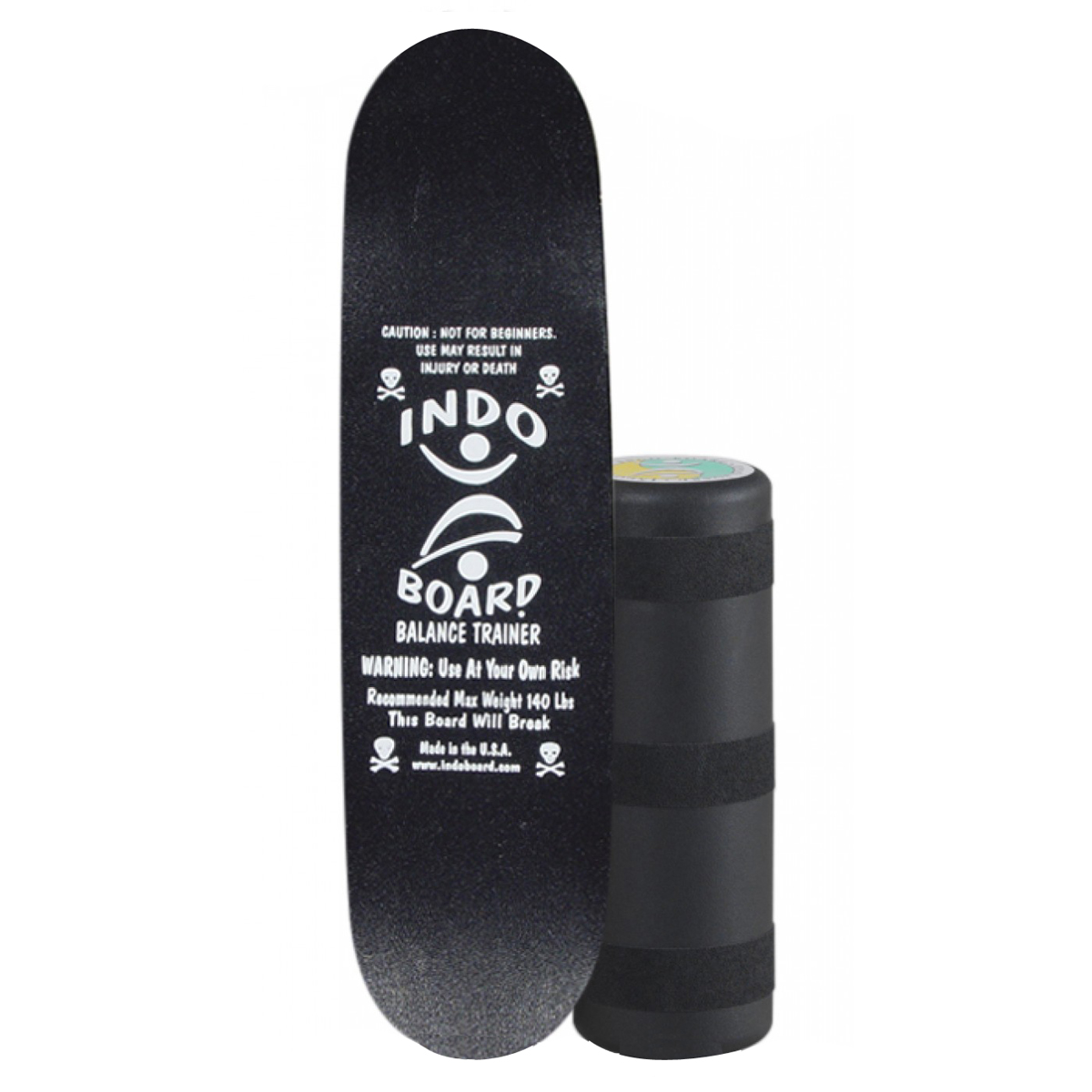 Indo Board Mini Kicktail Balance Trainer Black 32x8.75 5 InR