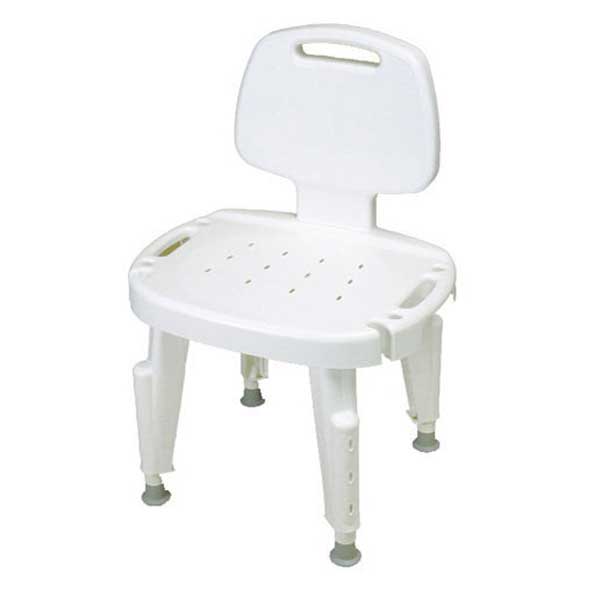 Maddak - Bath Safe Adjustable Shower Seat with Arm and Back