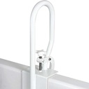 Carex White Bathtub Rail Grab Bars for Bathroom - Bathtubs and Showers