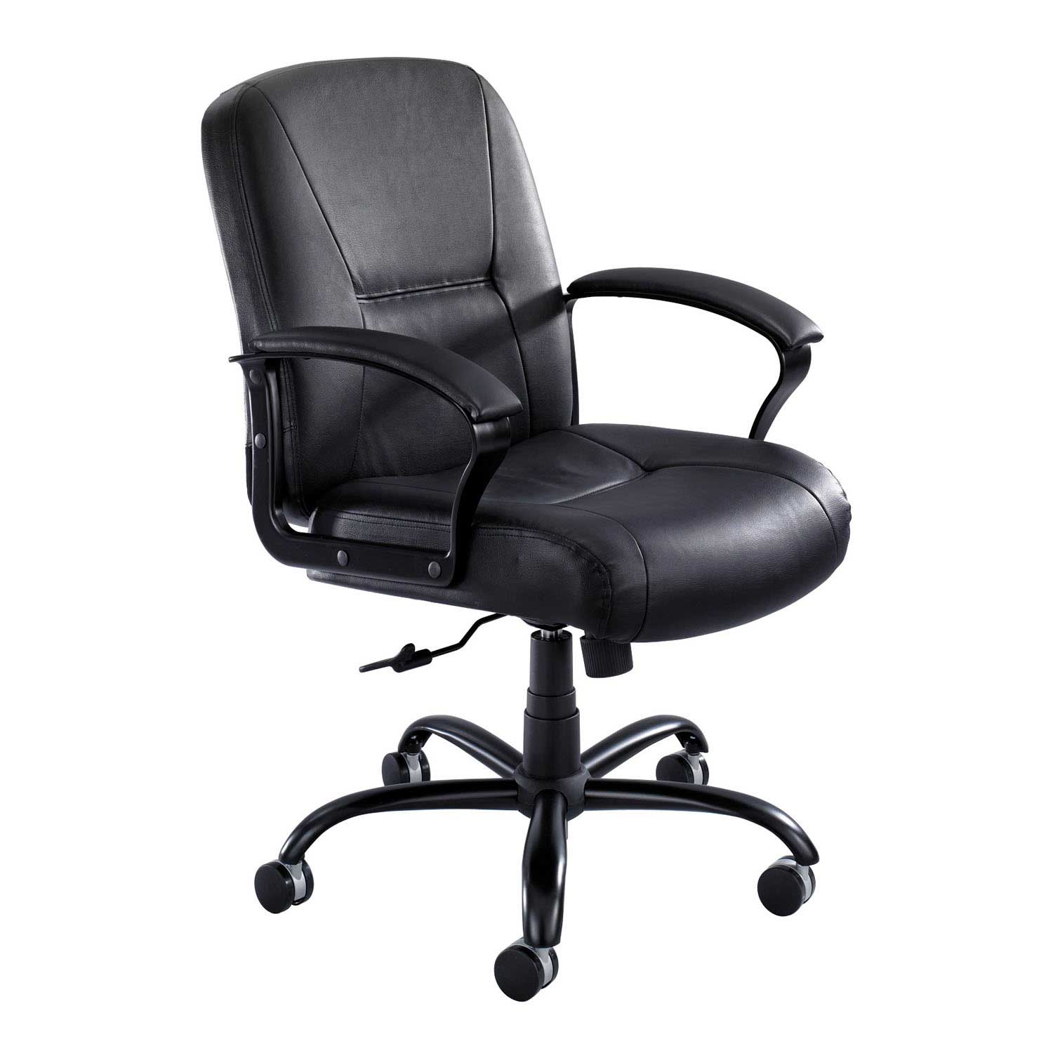 Safco Serenity Big & Tall Executive Mid Back Leather Chair