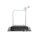 Seca 676 EMR-validated wheelchair scale with handrail