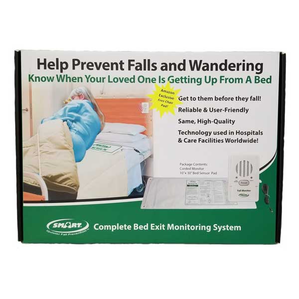 Easy to Use BedChair Exit Alarm With Weight Sensing10x15